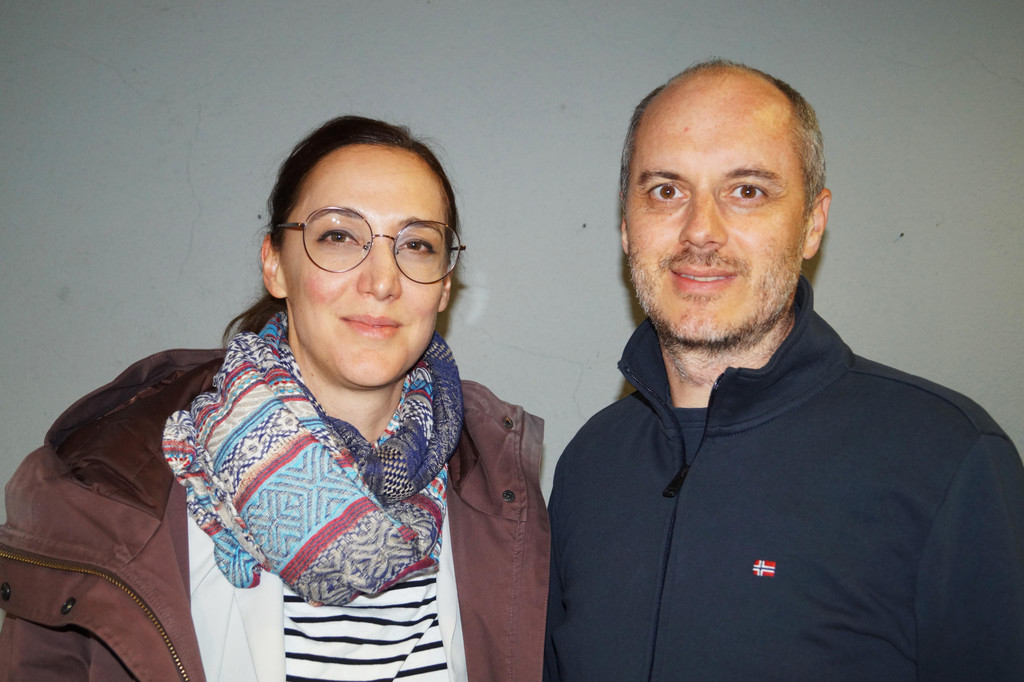 Christian und Leonie Dreher waren sehr gespannt auf den Abend.JPG
