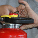 Feuerlöscherüberprüfung & Pflanzenmarkt