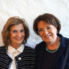 Cornelia Gasser-Balamaci und Karin Nagel freuten sich sehr auf den Abend.JPG