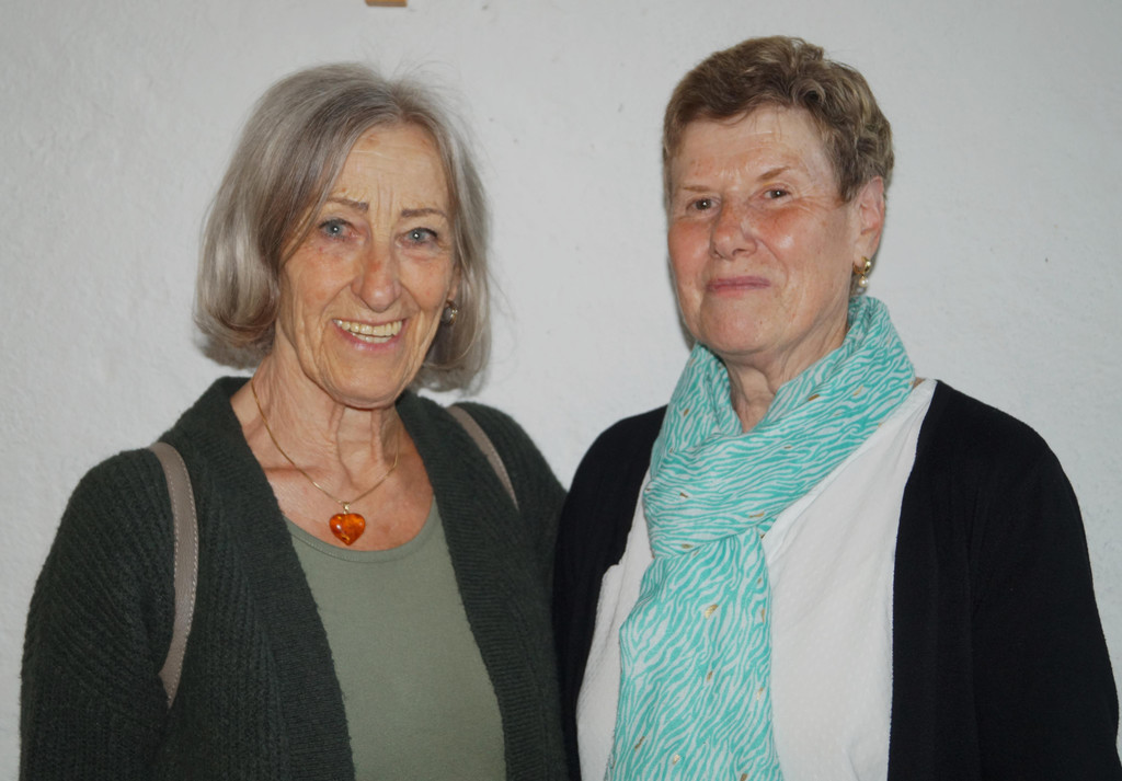 vom Hospiz-Team Feldkirch angereist sind Sonja Beck und Klara Breuss.JPG