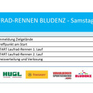 Zeitplan Laufrad-Rennen Bludenz