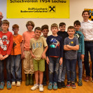 Der Nachwuchs des Schachvereins 1954 Lochau