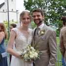 Katrin Bohle und Pascal Schmid feierten ihre kirchliche Hochzeit.