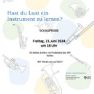 Hast du Lust ein Instrument zu lernen?