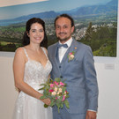 Carina Bernhard und Dominik Eugster feierten Hochzeit.