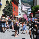 Zauberhafte Stimmung in der Alpenstadt