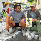 Steinklopfer in der Schlossergasse