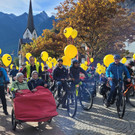 Fahrradparade feiert klimaneutrale Mobilität