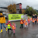 Hörbranzer Kindergarten Dorf zu Besuch im Obsthof Leiblachtal