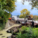 Hochwasserschutzprojekt Ruggbach: Erneuerung der Brücke L190