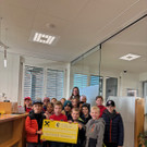 Kürbissuppenaktion der Volksschüler aus Langen 