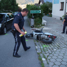 Bürs: Kollision zwischen Pkw und Moped