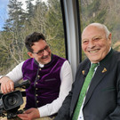 Südtirol in der Fernsehgondel am MUttersberg