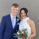 Vanessa Solis Garcia und Valentin Hämmerle feierten ihre standesamtliche Trauung.