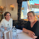 Direktor Weber mit Marion Brandner und Christine Trampitsch auf der MS Österreich
