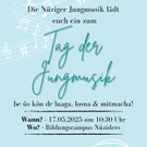 Einladung zum Tag der jungmusik