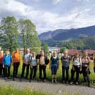 Wanderung des Vereins 50plus Vorarlberg | Trotz des regnerischen Wetters unternahmen 13 begeisterte Wanderer eine schöne Tour im