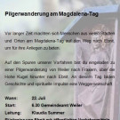 Pilgerwanderung am 22. Juli