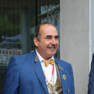 Scheckübergabe anläßlich des Prinzen - und Ritterpaartreffens in Hohenems