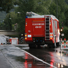 Gisingen: Unterführung überflutet