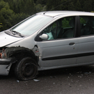 Schleuderunfall in Göfis