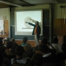 Vortrag an der Mittelschule Gisingen