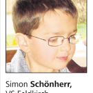 Erstklässler der VS Feldkirch