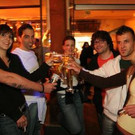 An gmüatlicha Hock im George@Joe