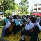 der Musikverein Frastanz spielte auf