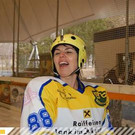 Lustiges Eltern gegen Kinder Eishockeymatch