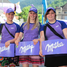 Lila Eindrücke des 27. Milka Schokofest 