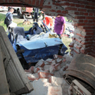 Unfall Stallmauer