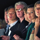 Milla Jovovich bei der Mercedes-Benz Fashion Week in Berlin