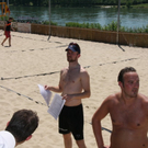 Beachvolleyballturnier im Vienna City Beach Club 