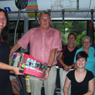 Der Bücherbus kommt an