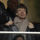 Mick Jagger beim WM-Spiel England gegen Deutschland