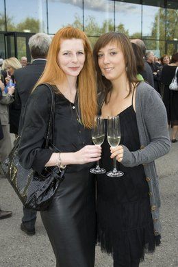 Damen unter sich: Verena Wilhelm (l.) mit Laura Armellini.