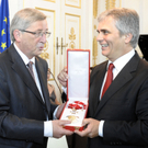 Juncker Auszeichnung in Österreich 2010
