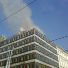 Dachbrand im 9. Bezirk