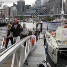 Boot aus Plastikflaschen