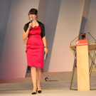 Messe-Lady Margit Hinterholzer