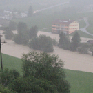 Hochwasser in Vorarlberg: Bilder aus Langen