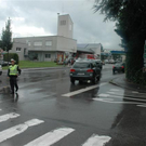 Lochau - Überflutung der Bundesstraße