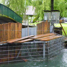 Hochwasserschutzmaßnahme