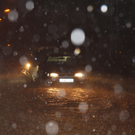Hochwasser in Vorarlberg: L190 in Lochau am Freitag wieder unter Wasser