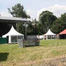 Aufbauarbeiten Szene Open Air