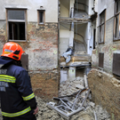 Stiegenhaus eingestürzt