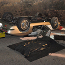 Bilder vom tödlichen Oldtimerüberschlag