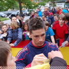 Spanische Fußballstars beim Training