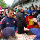 Drittes offizielles Training der spanischen Elf